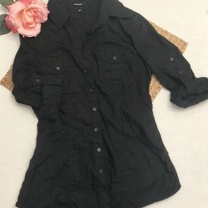 Express button down blouse size xs